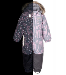 Lenne laste kombinesoon 250g Damien 24309*3700, hall/roosa