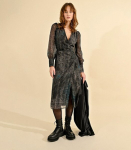 Molly Bracken naiste kleit Z539CH*01, must/roheline