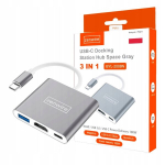Adapter 3-in-1 HUB USB-C 3.1 HDMI 4K 100W Zenwire BYL-2008N