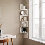 Nurgarriiul, Seinariiul 5 tasandiga, 20 x 20 x 126 cm, Valge