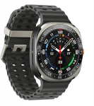 Giopuey kaitsev r&otilde;ngas, &uuml;hildub samsung galaxy watch ultra 47 mm-ga, bezel ring bezel styling bezel kaitse&uuml;mbris, kaitsev r&otilde;ngas on valmistatud alumiiniumisulamist metallist - a-black