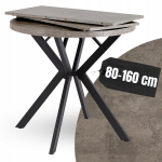 Suur kaasaegne kokkupandav &uuml;mmargune s&ouml;&ouml;gitoa laud DORIAN betoonist