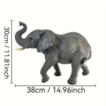 Suur realistlikus stiilis vaigust skulptuur elevandist (u. 60 cm).