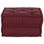 Modulaarne Pouff Maroon 70x70x36 kangas CFE4326485