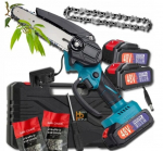 Akutoitel mootorsaag oksal&otilde;ikuseks 2 akuga