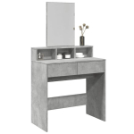 peegliga tualettlaud, betoonhall, 80x41x144,5 cm CFE5783170