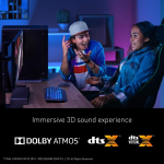 Panasonic Sc-htb01 arvuti m&auml;nguk&otilde;lar integreeritud subwooferiga (dolby Atmos ja Dts:x, Bluetooth, k&otilde;rge eraldusv&otilde;imega heli, Hdmi) must