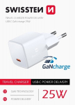 Swissten GaN Mini, USB-C 25W PD