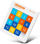 4x4 Klotski pusle magnetilised libisevad numbrid 15 versioon Abs