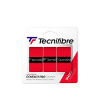 Tennisereketi k&auml;epide Tecnifibre Contact Pro, 3 tk, Punane