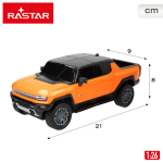 Raadio teel juhitav auto HUMMER EV (Rastar) 1:26