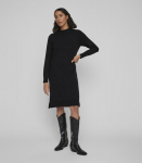 Vila naiste kootud kleit 14061427*03, must/must