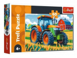 Trefl pusle &bdquo;Traktor&ldquo;, 60 t&uuml;kki, lastele, hariv