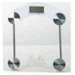 Elektrooniline vannikaal 180 kg klaasist LCD-ekraan