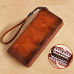 Meeste pruun nahast rahakott , telefonikott