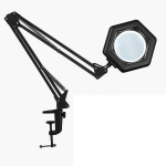 BZBRLZ M-54 Professionaalne LED-laualamp suurendusklaasiga, must