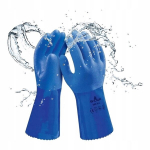 PVC-ga kaetud t&ouml;&ouml;kindad SHOWA 660 OIL RESISTANT