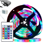 LED-lint 3528 rgb 4,5m veekindel kaugjuhtimispult