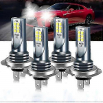 4x H7 Led esilaternapirnide komplekt High Low Beam 220w 60000lm Super Bright 6000k White