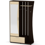 Esikukapp Julija 110x202.6x40 cm Wenge