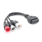 OBD2 diagnoosikaabel Yamaha Kline Euro5 mootorratastele 16-pin 3-pin 4-pin 6-pin OBD2 3-in-1 diagnostiline adapter