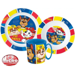 S&ouml;&ouml;gin&otilde;ude komplekt Paw Patrol Pup Power (kauss, taldrik, kruus)