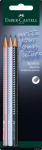 Harilik pliiats Faber-Castell Sparkle 3tk/pk New Harmony blistris, Harilik pliiats Faber-Castell Sparkle 3tk/pk New Harmony blistris