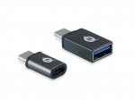 Conceptronic USB 3.1 Gen 1 ja 2.0 Adapter Komplekt, Must, Type-C ja Type-A &uuml;hendus muutja
