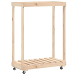k&uuml;ttepuude alus ratastega, 76,5 x 40 x 108 cm, m&auml;nnipuit CFE25290