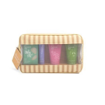 Komplekt Idc Institute Natural Oil naistele: du&scaron;igeel, 50 ml + kehakreem, 50 ml + huulepalsam, 20 ml + seep, 55 g