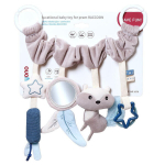 Spiraalne ripats vankrile ja toolile Babyono Raccoon