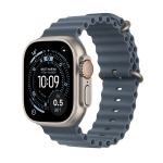 Apple Watch Ultra 3&nbsp;GPS + Cellular&nbsp;49mm&nbsp;Natural Titanium Case with Anchor Blue Ocean Band - MEWH4ET/A