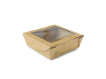 Salatikonteiner, makaronide jaoks 12x12x4.5cm 50tk., Indas salotoms, skirtas makaronams 12x12x4,5cm 50vnt.