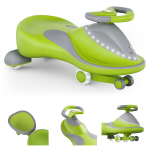 Laste gravitatsiooniauto Tulano Focus 55 green, helendavad rattad &ndash; premium disain