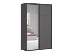 Riidekapp Black Red White Flex, hall
