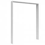 Riidekapi katteliist Black Red White Tetrix, 160,5x199x17 cm, valge