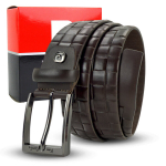 Pierre Cardin ehtsast nahast v&ouml;&ouml; meestele, pruun