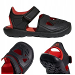 Laste spordisandaalid mustad adidas fortaswim 2i cq0089 suurus 25
