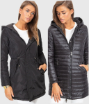 Naiste kahepoolne jakk Tina, must