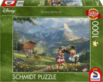 1000 t&uuml;kki pusle: Thomas Kinkade: Mikki ja Minni Alpides, Disney