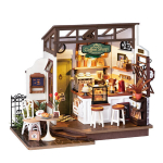 3D puidust konstruktor Mini maja Robotime No.17 Cafe