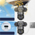 Tark p&auml;ikeseenergiaga t&ouml;&ouml;tav &bdquo;WiFi&ldquo; v&auml;lisvalvekaamera HEELLY PRO GUARD 3, 3&times;3 MP, 12000 mAh, IP66, automaatse j&auml;lgimisega
