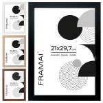 Must raam 21x30 cm MDF materjalist