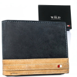 Meeste naturaalnahast rahakott Always Wild, must/pruun