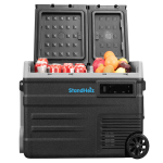 Kaasaskantav kompressoriga k&uuml;lmik 60L &ndash; StandHeiz, 12V/24V/230V, jahutab kuni -20&deg;C, matkaautole ja reisidele