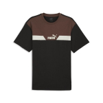 PUMA meeste vabaaja T-s&auml;rk PUMA POWER Colorblock Tee PUMA Black - 68173051, must