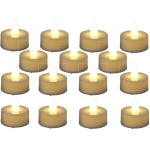 Komplekt 15 tk akutoitega LED-k&uuml;&uuml;nlaid soe valge mini 3.5x4cm