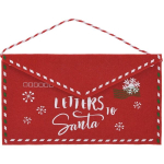 J&otilde;ulu&uuml;mbrik Letters Santa, 1 tk., punane