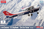 Liimitav mudel Academy Hobby 12367 Cessna 172 Civil Air Patrol 1/48