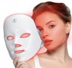 LED n&auml;omask 7 valguse v&auml;rviga Blue Lotus &mdash; fototeraapia, noorendamine ja nahahooldus